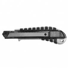 Нож Sigma метал/резина корпус лезвие 18мм автоматический замок (8211041)